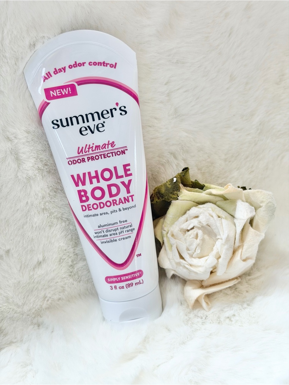 Summer's Eve Ultimate Odor Protection Whole Body Deodorant “Simply Sensitive”